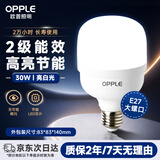 欧普照明（OPPLE）LED灯泡球泡灯E27螺口大功率厂房工矿灯6500K20W白光地摊灯