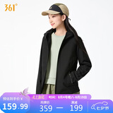 361°外套女秋冬季三防加绒运动休闲冲锋夹克风衣服662544603-4