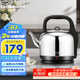 格来德（Grelide）烧水壶家用4.2-6L大容量电热水壶加厚304不锈钢热水壶防干烧2000W功率电水壶自动断电办公室茶壶 6L 加厚款分体式-160S