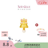 周大福SOINLOVE宝藏女孩雪球铃铛黄金珍珠转运珠 VR1591礼物