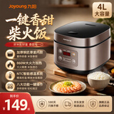 九阳（Joyoung）电饭煲4L煮米饭电饭锅家用煮粥智能预约不粘铜釜多功能5-8人 超高性价比大火力精煮柴火饭】FZ820 4L