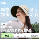 蕉下（beneunder）遮阳帽女防晒帽男鸭舌帽棒球帽大帽檐全脸遮阳太阳帽子防紫外线 橡灰米 【魔术贴款】