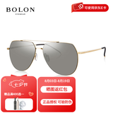 BOLON 暴龙眼镜飞行员蛤蟆镜偏光驾驶墨镜可配近视反光太阳镜男BL8011 D61反光灰金【高清偏光镜】