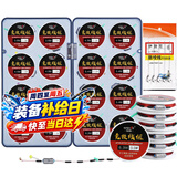 臻佑（Grsaed）16轴线组套装台钓线组绑好鱼线主线子线钩成品渔线主线盒鱼钩配件