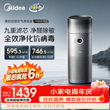 美的（Midea）【九重净化加湿一体】空气净化器加湿鼻炎家用除甲醛烟味异味过敏原空气净化机RX600Pro
