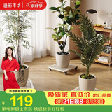 溢彩年华花架客厅阳台置物架多层花盆架方形植物多肉盆栽移动花托架5316