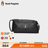 暇步士（Hush Puppies）手包真皮男士钱包植鞣皮真皮手抓包大容量手拿包生日礼物送老公 黑色