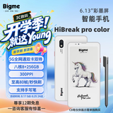 BIGMEHiBreakPro Color6.13英寸彩色墨水屏智能手机电子书阅读器墨水屏平板八核快刷256GB支持5G通话 彩墨屏6.13英寸8+256GB白色 HiBreakPro Color