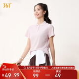 361°t恤女夏季新款运动polo衫速干休闲跑步健身短袖上衣662624111H-2