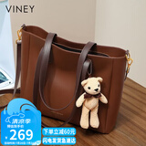 viney牛皮包包女包大容量托特包轻奢斜挎单肩生日七夕情人节礼物送女友