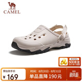 骆驼（CAMEL）山风两穿厚底山系户外凉鞋透气男士洞洞鞋 G15M776029 钟乳白 42