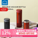 乐扣乐扣（LOCK&LOCK）不锈钢纤巧便携保温杯茶水杯车载商务杯子200ml红色LHC550