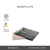 INJOYLIFE男士小钱包短款2022新款真皮钱夹驾驶证皮夹创意学生 黑色