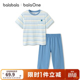 巴拉巴拉童装儿童睡衣套装夏季薄款短袖空调服男童女童家居服速干短袖裤子