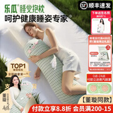 乐瓜睡觉抱枕夏季女生夹腿凉感抱枕长条靠枕床上靠垫等身靠背垫可拆洗 特大号四季款（婴儿棉） 萌萌恐龙