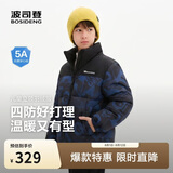 波司登【疯狂动物城】儿童时尚运动新年红亲子厚款羽绒外套