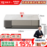 宜私享【只用真皮 免费寄皮样】真皮沙发现代简约客厅头层牛皮沙发组合 脚踏  搭配组合下单 进口头层牛皮-乳胶款【全真皮】 