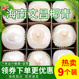 香果颜海南椰青当季新鲜椰子孕妇水果现摘现发 原箱9个装大果