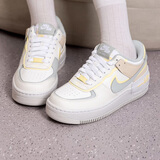 耐克NIKE板鞋女空军一号气垫AF1 SHADOW运动鞋DR7883-101帆白35.5