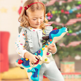 比乐（B.） Btoys大嘴猫钢琴婴幼儿童猫琴多功能电子琴儿童音乐玩具新年礼物 猎犬小吉他