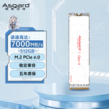 阿斯加特（Asgard） AN4+ 512GB SSD固态硬盘 M.2接口(NVMe协议) PCIe 4.0 读速高达7000MB/s 适配黑神话悟空