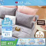 富安娜法兰绒四件套冬季防静电床品加厚保暖床单被套双人加大230*229cm