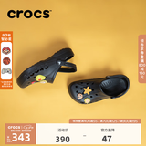 CROCS卡骆驰洞洞鞋贝雅洞洞鞋轻便运动鞋耐磨一脚蹬拖鞋休闲鞋|10126 黑色-001(含智必星)【现货】 36 /37(220mm)