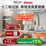 安吉尔陶瓷水龙头净水器净化家用自来水过滤器除异味异色净水机  一机二芯套装 LT3672-CF30