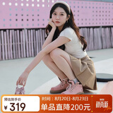 骆驼（CAMEL）山丘经典大黄靴反绒马丁靴户外工装靴 L23W076065 粉色 39