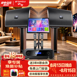 山水（SANSUI）H15 家庭ktv音响套装 家庭影院ktv点歌机一体机 音响家用功放机  三分频卡拉ok点唱机唱歌全套设备 10吋音响豪华经典款（店长推荐）