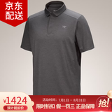 始祖鸟（ARC'TERYX）CAPTIVE SS 男士商务休闲POLO短袖衬衫 抗菌透气速干T恤马球衫 X9705/Black Heather黑灰色 M /70-80kg尺码偏大