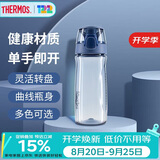膳魔师（THERMOS）水杯子530ML男女士运动水杯Tritan儿童塑料杯凉水壶TCSD-550 BL