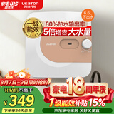 阿诗丹顿（USATON）小厨宝6.6升厨房储水式电热水器一级能效1500W下出水台盆上安装需墙面打孔 KX66-6J15X