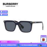 BURBERRY博柏利简约眼镜男【七夕礼物】墨镜0BE4337F 379987深蓝色镜片
