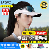 HALO HEADBAND美国HALO空顶帽跑步帽专业马拉松导汗排汗户外吸汗遮阳运动防晒帽 【京仓直发】加长系列-白色【防晒UV50+】