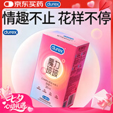 杜蕾斯（durex）避孕套安全套魔力玻玻水润超薄四合一20只 玻尿酸套套情趣成人