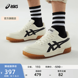 亚瑟士ASICS男鞋女鞋运动休闲鞋复古篮球鞋百搭板鞋 COURT MZ 米白色/黑色 41.5