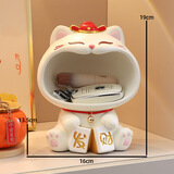 招财猫钥匙收纳玄关入户门摆件居家饰品乔迁新居送礼高档摆设装饰 【发财猫】猫