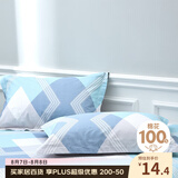 艾薇 A类全棉枕套 学生宿舍枕头套单人枕芯套 一个装 巴德尔 48*74cm
