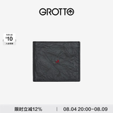个乐经典羊皮短款钱包手工真皮多卡位卡夹卡包情侣七夕礼物 经典黑（木马）