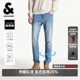 杰克·琼斯（JACK&JONES）男装夏季牛仔裤男弹力901修身裤子百搭男裤休闲男士牛仔裤四季款 牛仔蓝 第二批 29 170 W29/L30