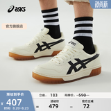 亚瑟士ASICS男鞋女鞋运动休闲鞋复古篮球鞋百搭板鞋 COURT MZ 米白色/黑色 44