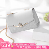 爱情海牛皮包包女包轻奢品牌链条单肩斜挎包女生日七夕情人节礼物送女友