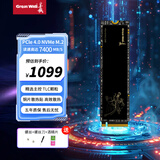 长城（Great Wall）海神鲨 1TB SSD固态硬盘 M.2接口(NVMe协议) PCIe4.0x4 TLC颗粒 GT745