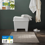 宜家（IKEA）BURSJON波斯昂储物凳家用储物矮凳换鞋凳家用 储物凳白色