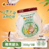 林家铺子椰果水果罐头 大块越南椰果 350g*3罐
