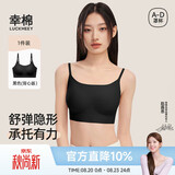 幸棉【代言人同款】无痕粉底液内衣无尺码隐形舒适美背胸罩细肩带文胸