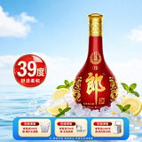 郎酒 红花郎15 酱香型白酒 39度 500mL*1瓶 单瓶装