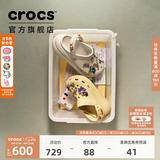 CROCS卡骆驰檀健次同款经典泡芙洞洞鞋轻便舒适男女同款花园鞋|207521 骨白色-2Y2(含智必星) 36 /37(220mm)