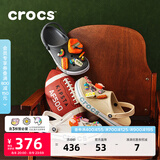 卡骆驰（CROCS）贝雅卡骆班洞洞鞋轻便耐磨一脚蹬休闲鞋女鞋时尚沙滩鞋|205089 黑色/白色-066(含智必星) 43 (270mm)